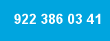 922 386 03 41 922 386 03 41